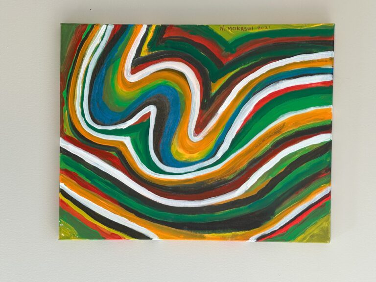 “Flight”, 30″x40″, Acrylic on Canvas