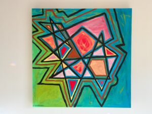 Read more about the article “Fractured”, 36″x36″, Acrylic on Canvas