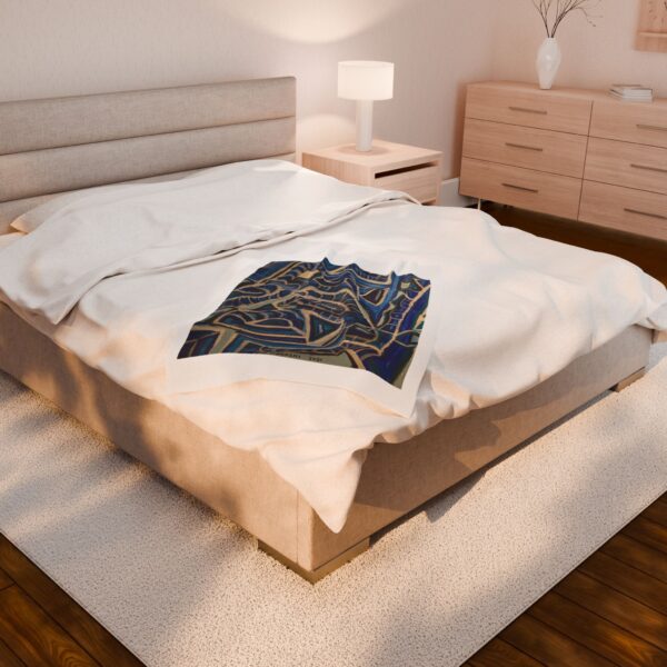 Blanket - Abstract Mountain and Climber Design for Life's Challenges - Image 12