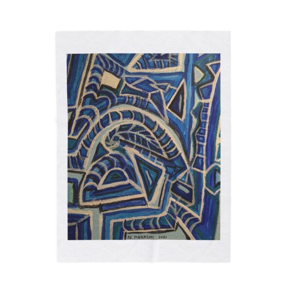 Blanket - Abstract Mountain and Climber Design for Life's Challenges - Image 9