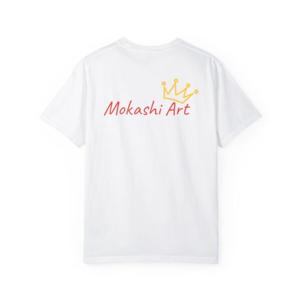 Mokashi Art Vibrant Unisex T-Shirt - Colorful Abstract Design - Image 2