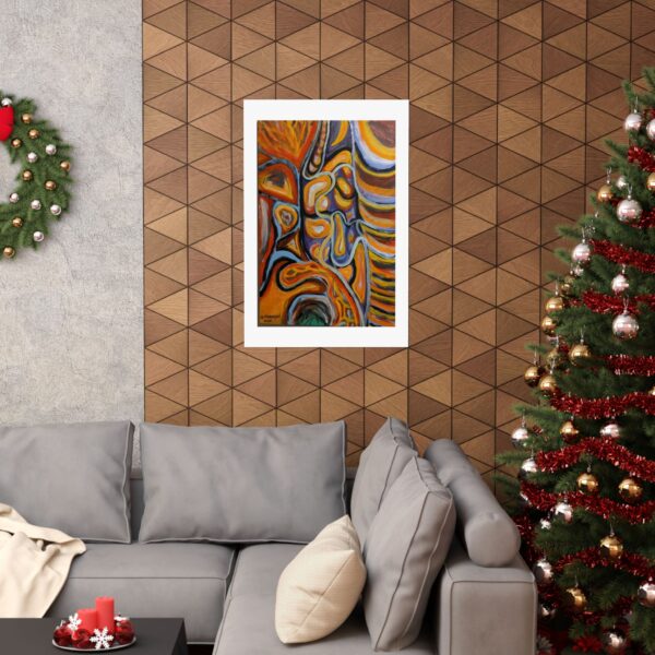 Abstract Art Matte Vertical Poster - Vibrant Wall Decor for Home & Office - Image 12