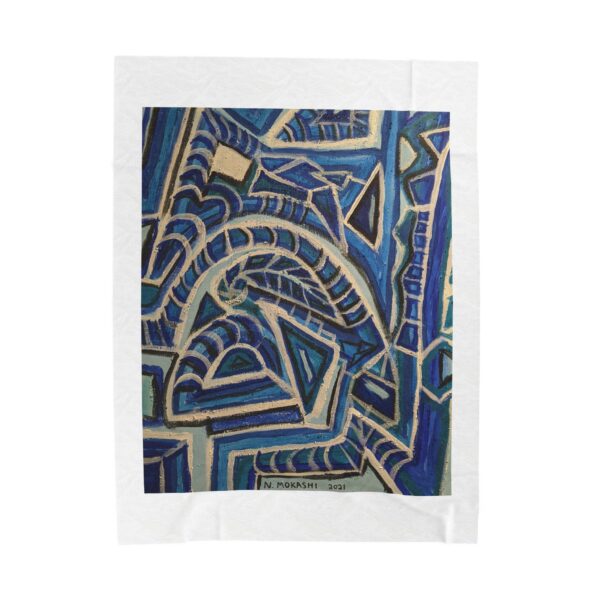 Blanket - Abstract Mountain and Climber Design for Life's Challenges - Image 5