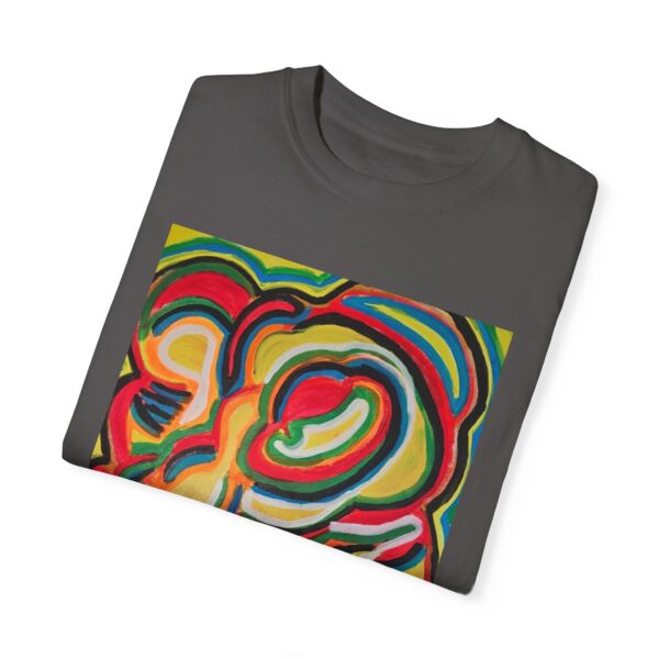 Mokashi Art Vibrant Unisex T-Shirt - Colorful Abstract Design - Image 7