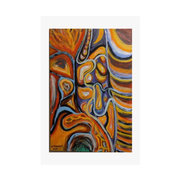 Abstract Art Matte Vertical Poster - Vibrant Wall Decor for Home & Office - Image 10