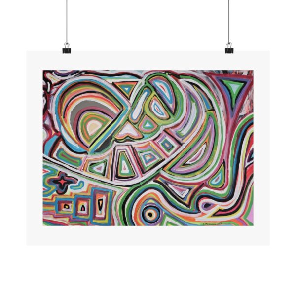 Horizontal Poster - Winter Storm 'Uri' Painting - Image 13