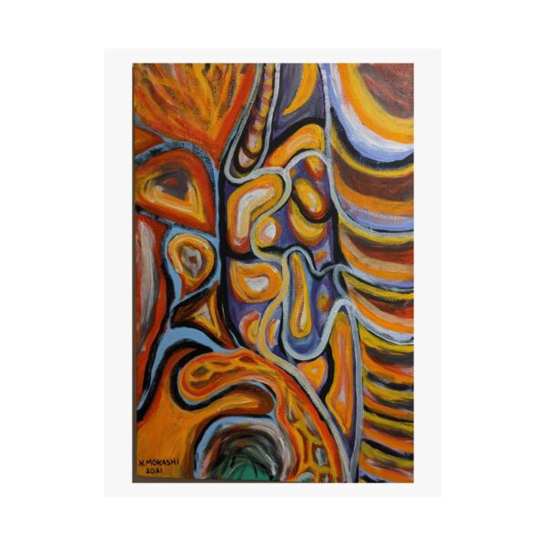 Abstract Art Matte Vertical Poster - Vibrant Wall Decor for Home & Office - Image 6