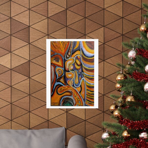 Abstract Art Matte Vertical Poster - Vibrant Wall Decor for Home & Office - Image 8