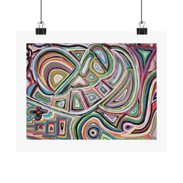 Horizontal Poster - Winter Storm 'Uri' Painting