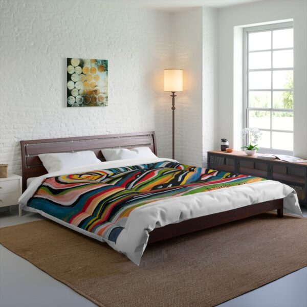 Vibrant Abstract Comforter - Colorful Art for Cozy Bedrooms - Image 2