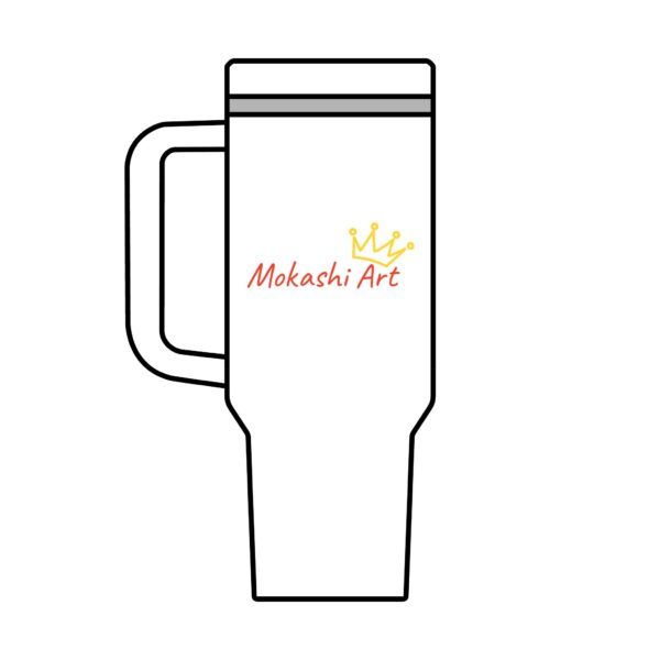 Mokashi Art 40oz Maxi Cup - Stylish Travel Mug for Coffee Lovers