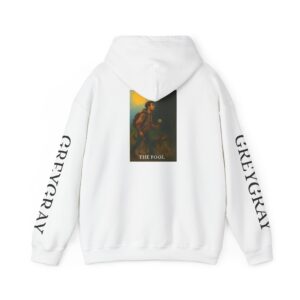 Tarot ‘The Fool’ Hoodie — GREYGRAY Logo Sleeve Pullover